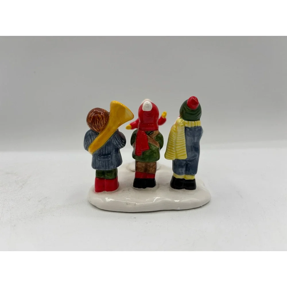 Department 56 1987 Vintage Original Snow Village Children in Band 5104-7 Retired